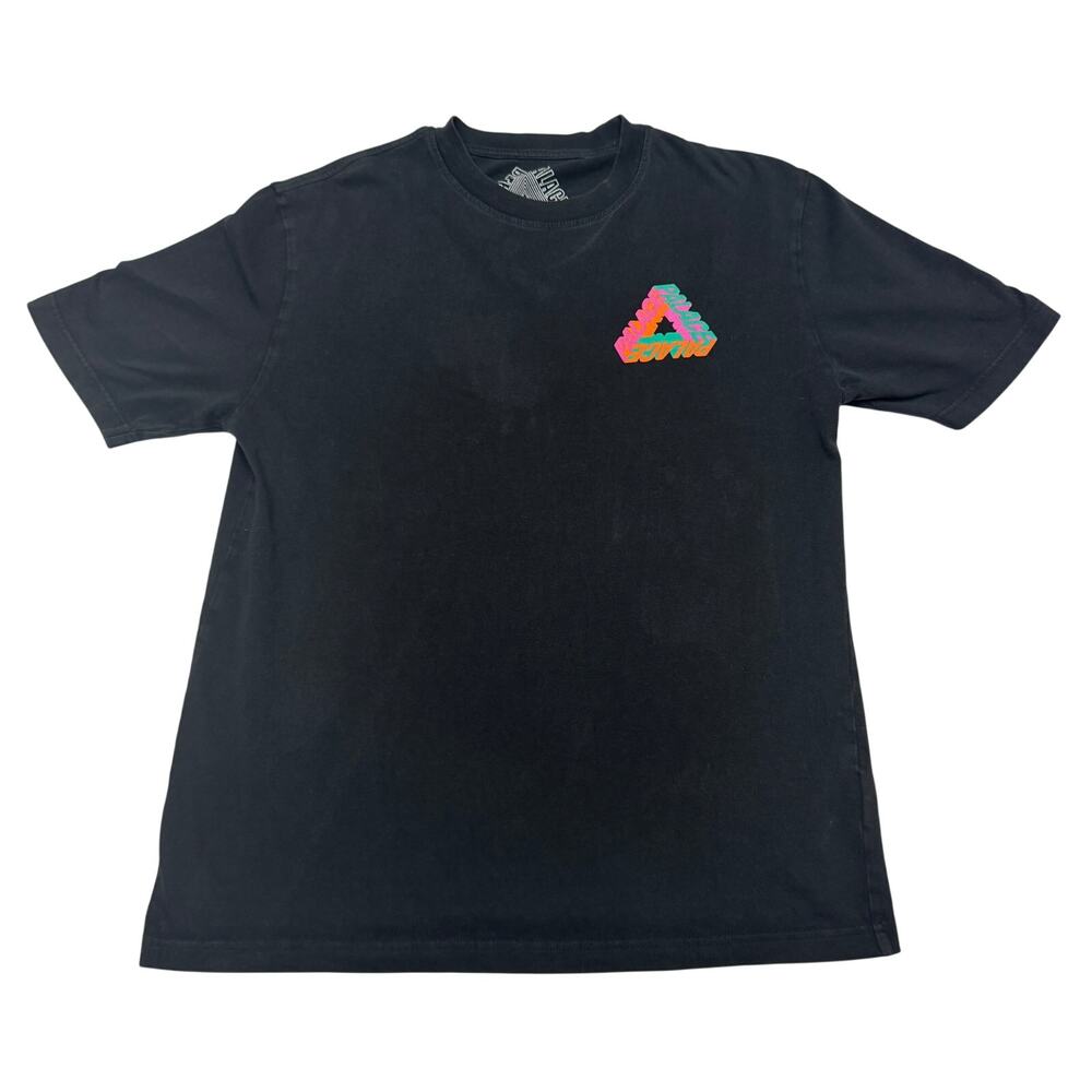 Palace P-3D Tri-Ferg Short Sleeve Skateboarding T Shirt Mens Medium Streetwear - Picture 2 of 9
